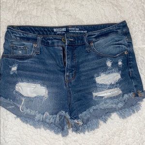 Denim shorts